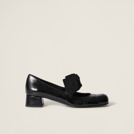 ❤미우미우 여성 메리제인 구두 - Miumiu Womens Black Shoes - mis3088x