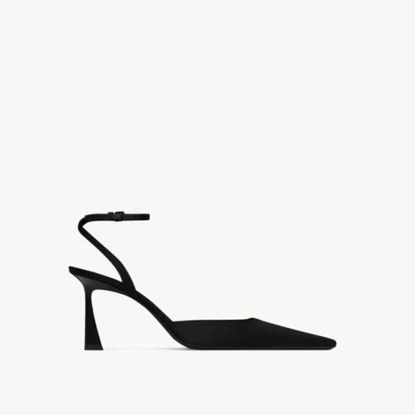 ❤입생로랑 여성 블랙 슬링백 - Saint Laurent Womens Black Slingback - yss3115x