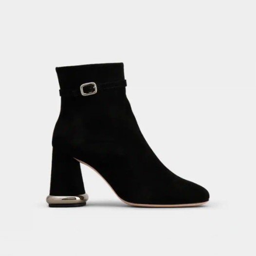 ❤로저비비에 여성 첼시 비브 버클 부츠 - Roger Vivier Womens Black Boots - vis3130x