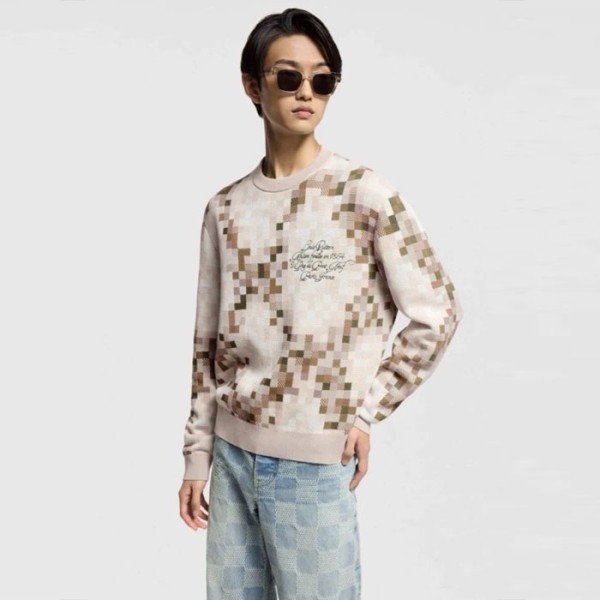 ❤루이비통 남성 라운드 스웨터 - Louis vuitton Mens Round Sweater - lvc5129x