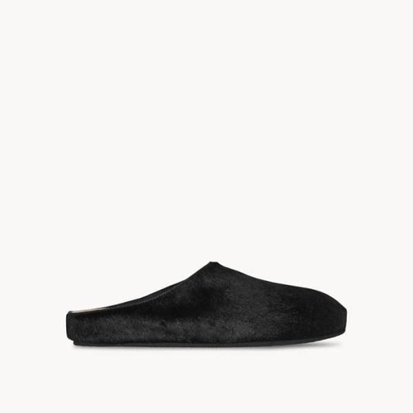 ❤더 로우 여성 휴고 슬라이드 스웨이드 애쉬 - The Row Womens Hugo Slide in Suede - ths3239x