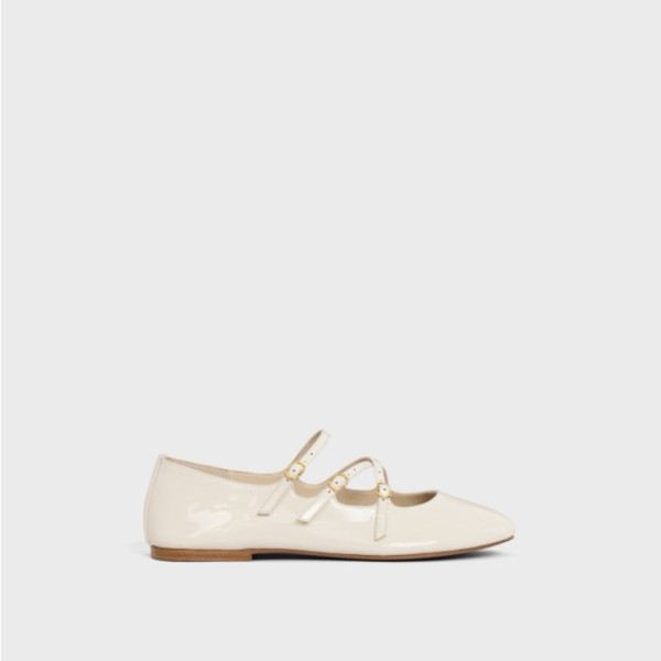 ❤셀린느 여성 레 발레리나 크리스 크로스 베이비스 슈즈 - Celine Womens Les Ballerines Shoes - ces3244x