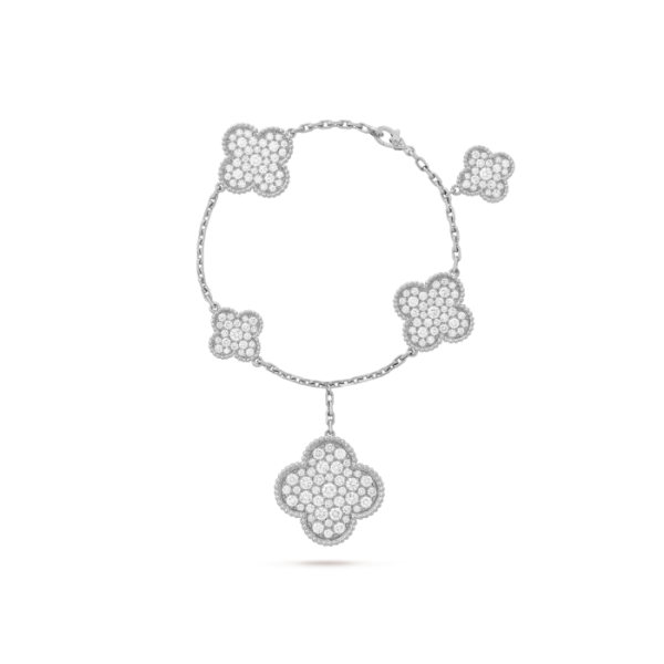 ❤반클리프 아펠 여성 알함브라 브레이슬릿 - Van Cleef & Arpels Womens White Gold Bangle - acc3712x