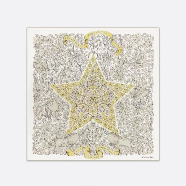❤디올 여성 스타 스카프 - Dior Womens Star Scarf - acc3765x
