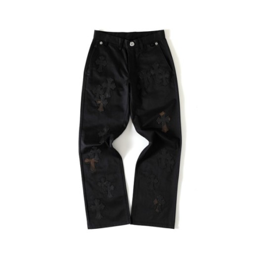 ❤크롬하츠 남성 블랙 청바지 - Chrom Hearts Mens Black Jeans - chc5177x