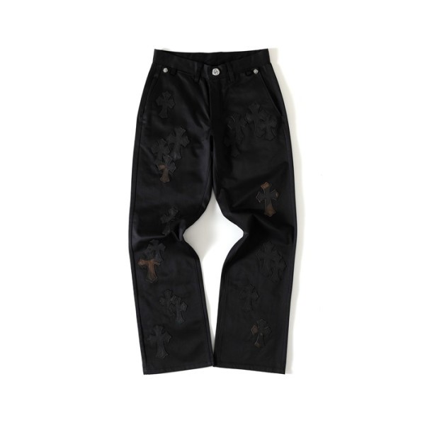 ❤크롬하츠 남성 블랙 청바지 - Chrom Hearts Mens Black Jeans - chc5177x
