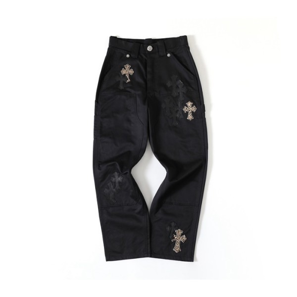 ❤크롬하츠 남성 블랙 청바지 - Chrom Hearts Mens Black Jeans - chc5178x