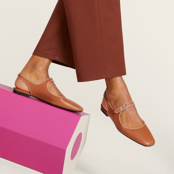 ❤에르메스 여성 클레오 슬링백 - Hermes Womens Kleo Slingback - hes4008x