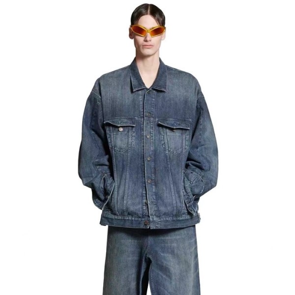 ❤발렌시아가 남성 데님 자켓 - Balenciaga Mens Denim Jacket - bac5300x