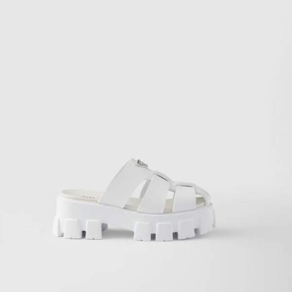 ❤프라다 여성 모노리스 뮬 - Prada Womens Monolith Mules - prs5528x