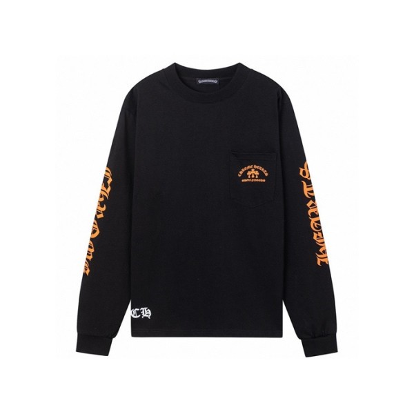 ❤크롬하츠 남성 라운드 긴팔티 - Chrome Hearts Mens Round Tshirt - chc5543x
