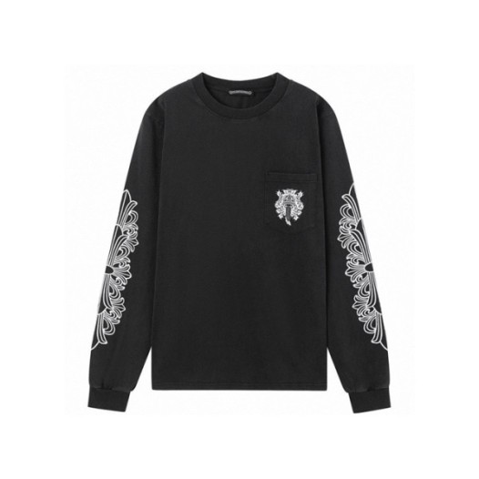 ❤크롬하츠 남성 라운드 긴팔티 - Chrome Hearts Mens Round Tshirt - chc5547x