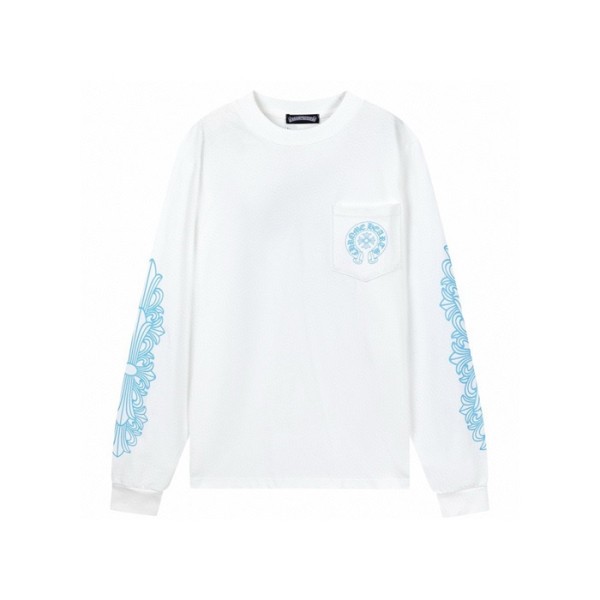 ❤크롬하츠 남성 라운드 긴팔티 - Chrome Hearts Mens Round Tshirt - chc5548x