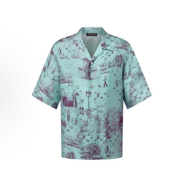 ❤루이비통 남성 반팔 셔츠 - Louis vuitton Mens Polo Shirt - lvc5580x