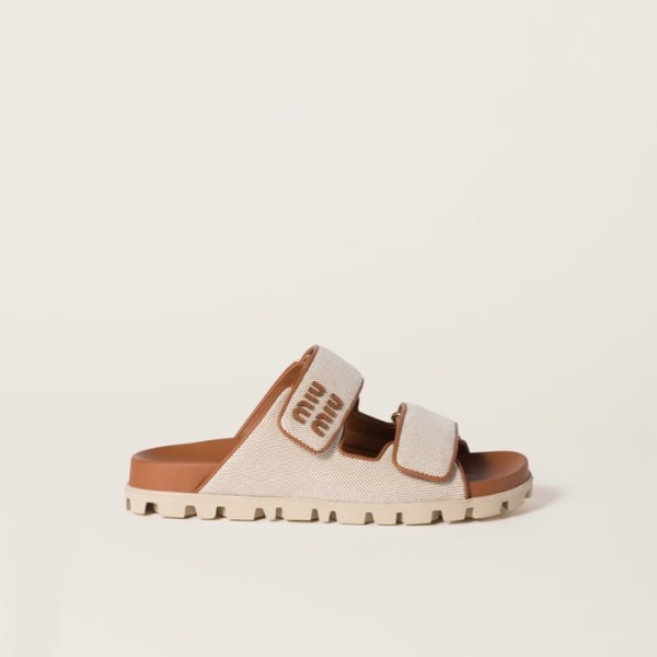 ❤미우미우 여성 벨크로 뮬 - Miumiu Womens Velcro Mules - mis5559x