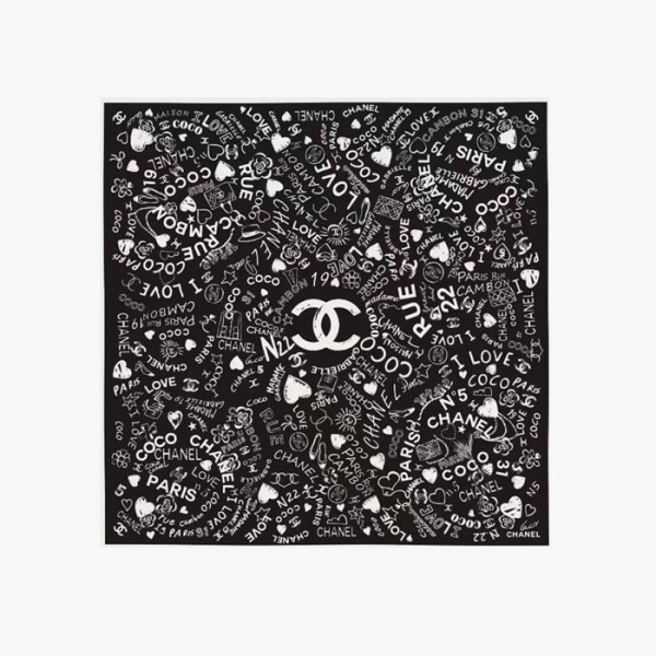 ❤샤넬 여성 그래피티 스카프 - Chanel Womens Graffiti Scarf - acc4455x