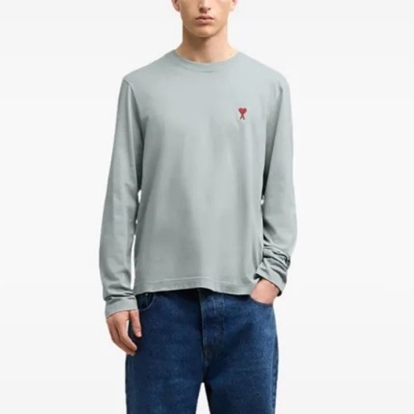 ❤아미 남/녀 크루넥 긴팔티 - Ami Unisex Round Tshirt - amc5704x