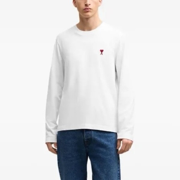 ❤아미 남/녀 크루넥 긴팔티 - Ami Unisex Round Tshirt - amc5705x