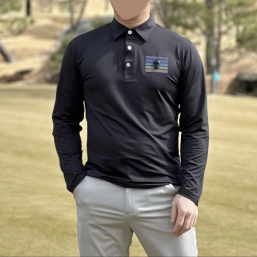 ❤[Amazing Cre] 어메이징크리 남성 모션 아코디오 롱슬리브 티셔츠 - gol1592x