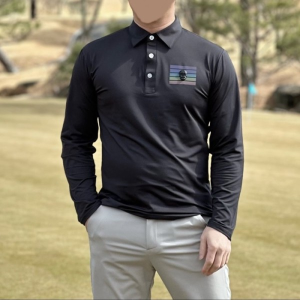 ❤[Amazing Cre] 어메이징크리 남성 모션 아코디오 롱슬리브 티셔츠 - gol1592x