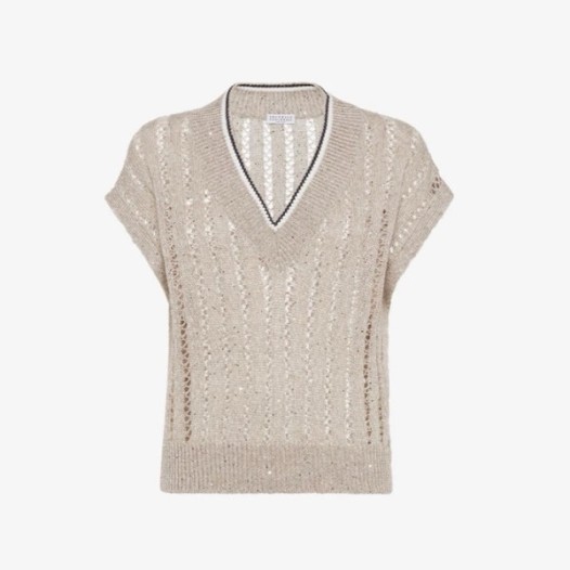 ❤브루넬로쿠치넬리 여성 브이넥 베스트 - Brunello Cucinelli Womens V-neck Best - brc5853x