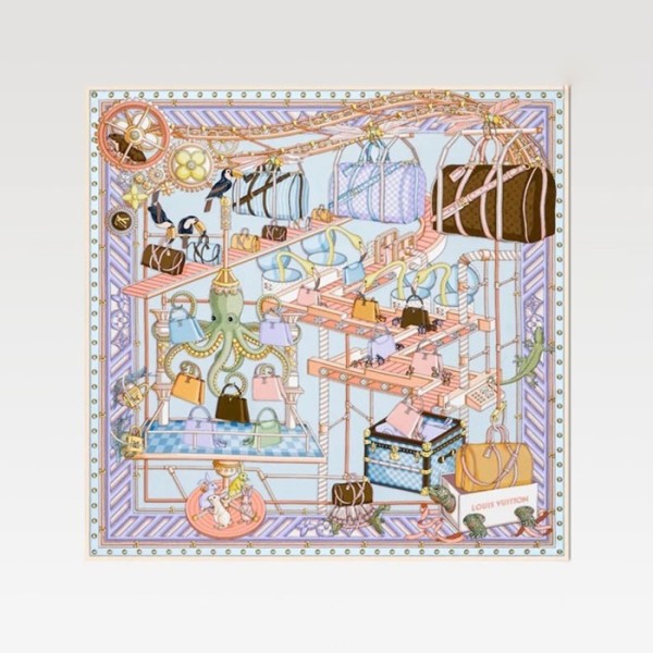 ❤루이비통 여성 실크 스카프 - Louis vuitton Womens Silk Scarf - acc4519x