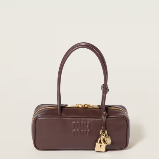 ★미우미우 여성 가죽 보 백 - Miumiu Womens Leather Beau Bag