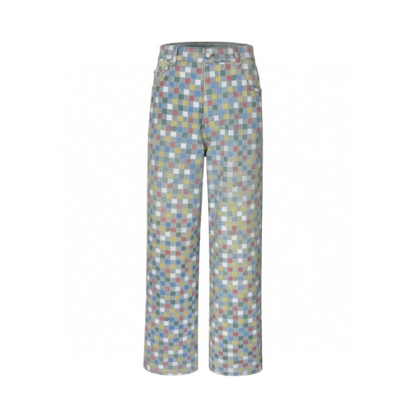 ❤루이비통 남성 다미얼 청바지 - Louis vuitton Mens Damier Jeans - lvc6012x