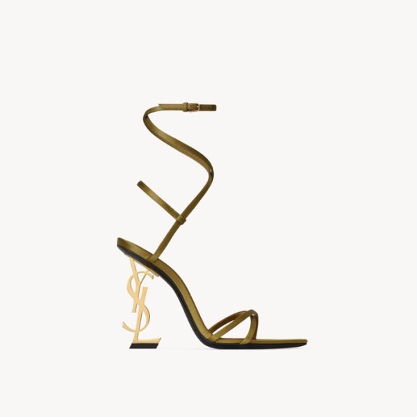 ❤입생로랑 여성 새틴 크레이프 소재 오피움 샌들 - Saint Laurent Womens Opyum Sandals In Satin Crepe Material - yss5626x