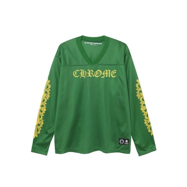 ❤크롬하츠 남성 브이넥 긴팔티 - Chrome Hearts Mens V-neck Tshirt - chc6055x