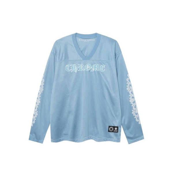 ❤크롬하츠 남성 브이넥 긴팔티 - Chrome Hearts Mens V-neck Tshirt - chc6056x