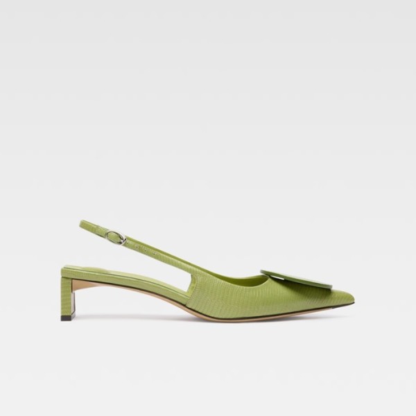 ❤자크뮈스 여성 로우 두엘로 슬링백 - Jacquemus Womens The low Duelo Slingbacks - jas5627x