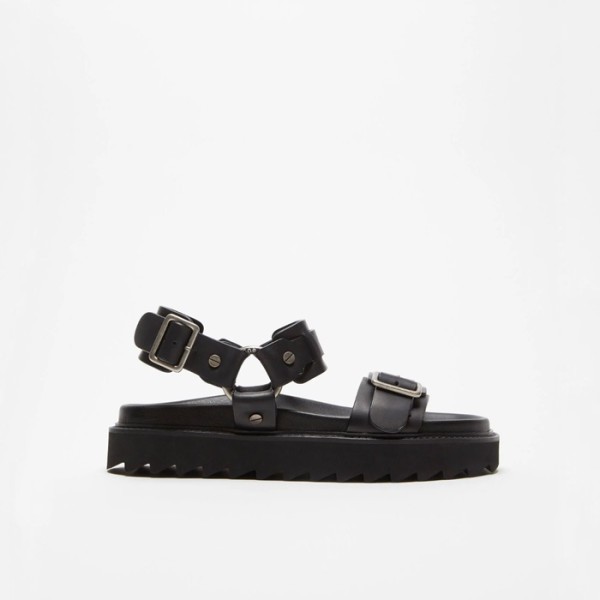 ❤아크네 여성 가죽 버클 샌들 - Acne Studios Womens Leather Buckle Sandals - acs5632x