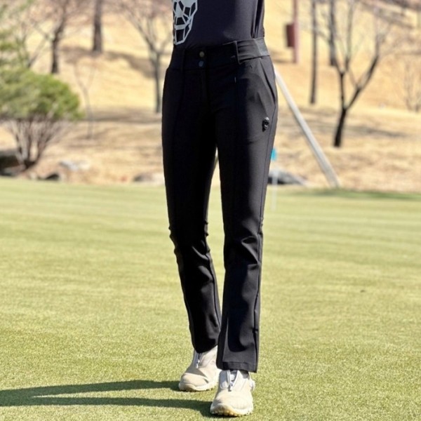 ❤[AMAZINGCRE] 어메이징크리 여성 스트레이트 세미부츠컷 팬츠 - gol1606x