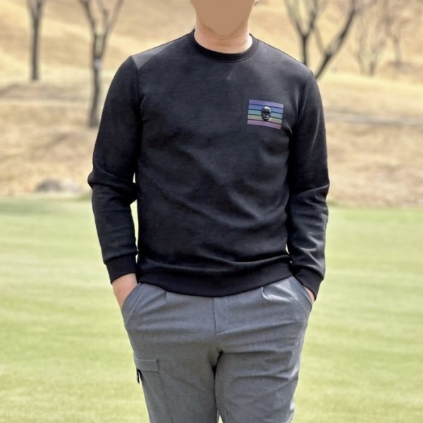 ❤[Amazing Cre] 어메이징크리 남성 카모 플렉스모션 맨투맨 - gol1621x