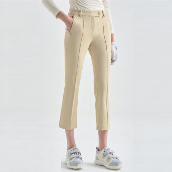 ❤[LANVIN BLANC] 랑방블랑 여성 크롭 스트레이트 팬츠 - gol1624x