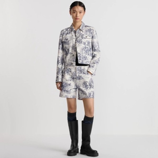 ❤디올 여성 데님 쇼츠 - Dior Womens Denim Shorts - dic6145x