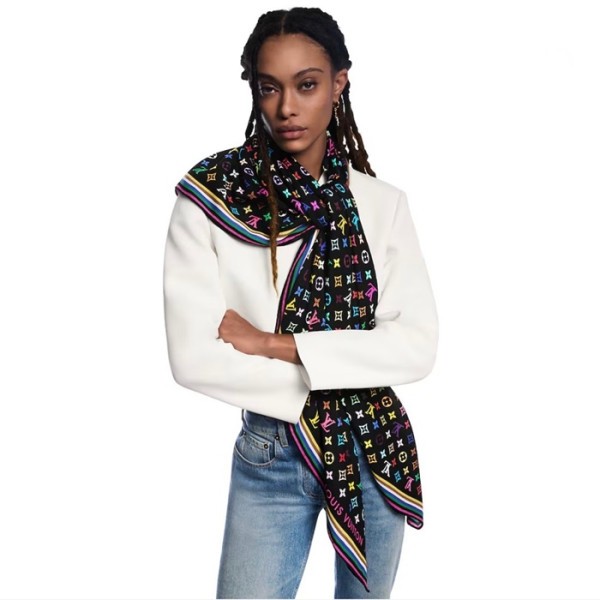 ❤루이비통 여성 LV x TM 모노그램 멀티컬러 숄 - Louis vuitton Womens LV x TM Monogram Multicolor Shawl - acc5384x