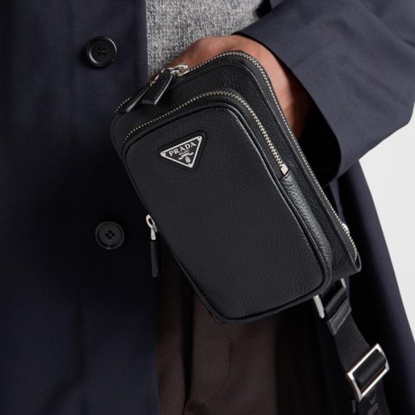 ❤프라다 남성 가죽 스마트폰 케이스 2ZH195 - Prada Mens Leather Smartphone Case - prb5382x