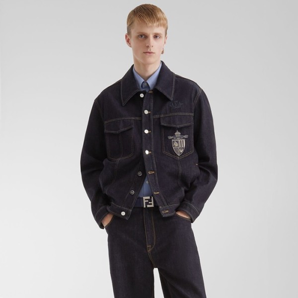 ❤펜디 남성 데님 재킷 - Fendi Mens Denim Jacket - fec6459x