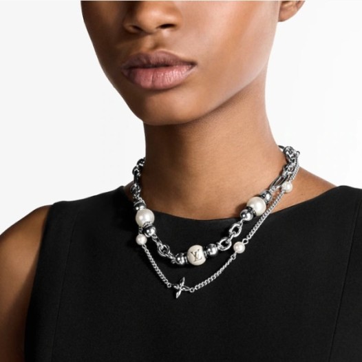❤루이비통 여성 미드나잇 펄 초커 - Louis vuitton Womens Midnight Pearl Choker - acc5415x