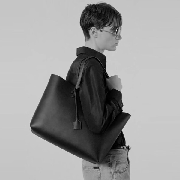 ❤입생로랑 남/녀 가죽 쇼핑백 - Saint Laurent Unisex Leather Shopping Bag - ysb5466x