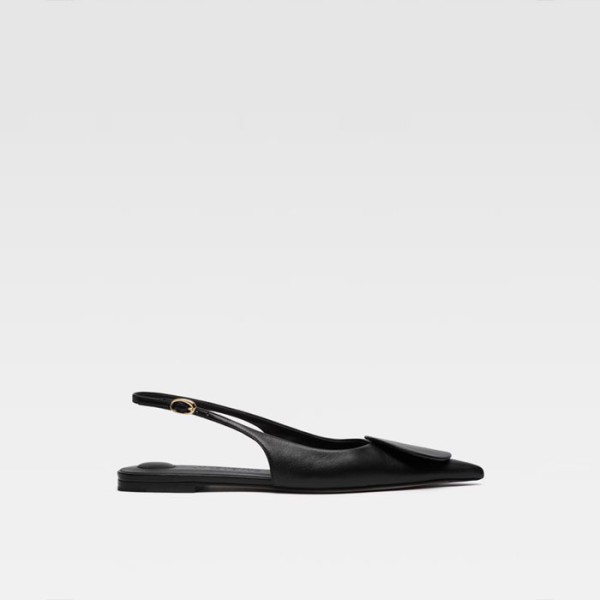 ❤자크뮈스 여성 두엘로 플랫 슬링백 - Jacquemus Womens Duelo Flat Slingbacks - jas5670x