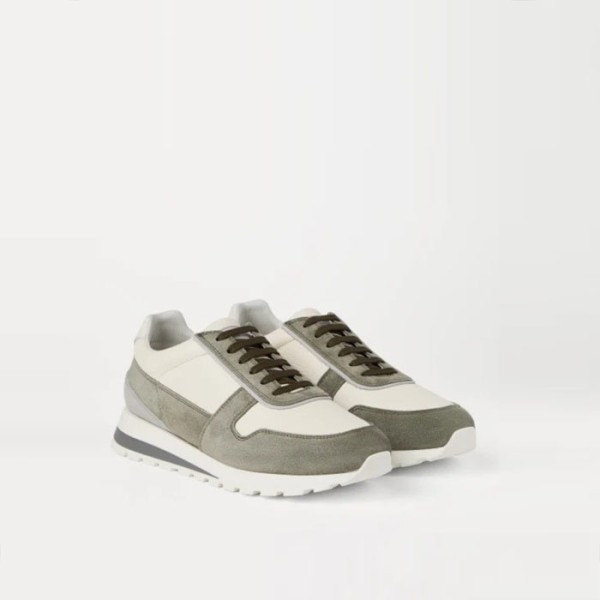 ❤브루넬로쿠치넬리 남성 펀칭 패널 스니커즈 - Brunello Cucinelli Mens Punching Panel Sneakers - brs5683x