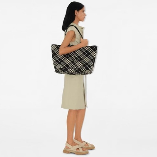 ❤버버리 여성 미디움 체크 토트백 - Burberry Womens Medium Check Tote Bag - bub5489x