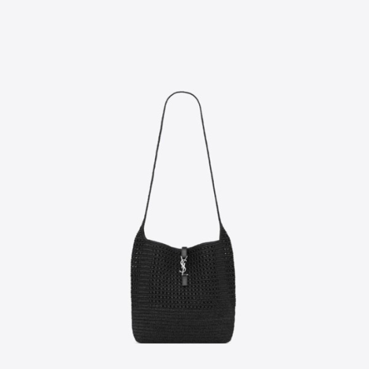 ❤입생로랑 남/녀 라피아 크로셰 le 5 à 7 미디엄 토트백 - Saint Laurent Unisex Le 5 à 7 Medium Tote bag In Raffia Crochet - ysb5508x