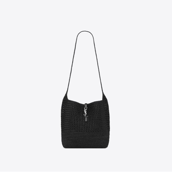 ❤입생로랑 남/녀 라피아 크로셰 le 5 à 7 미디엄 토트백 - Saint Laurent Unisex Le 5 à 7 Medium Tote bag In Raffia Crochet - ysb5508x