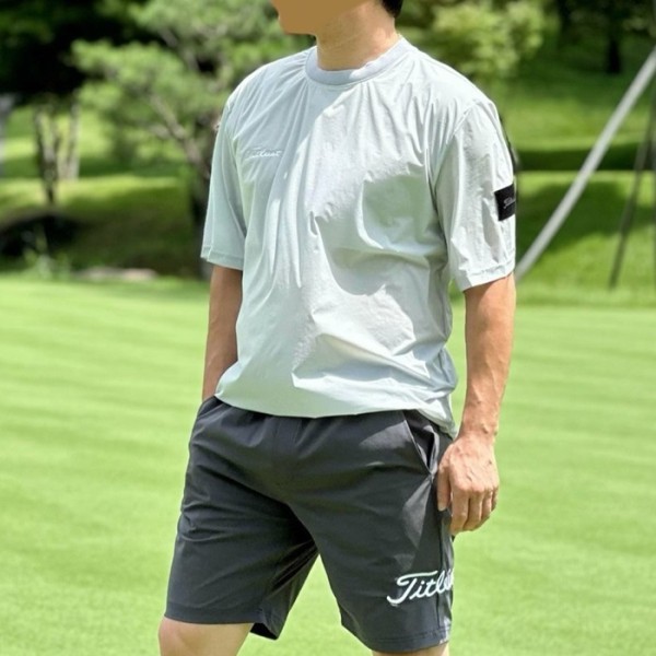 ❤[Titleist] 타이틀리스트 남성 투어 핏‘S 우븐 탑&셔츠 세트 - gol1645x