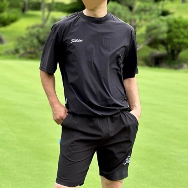 ❤[Titleist] 타이틀리스트 남성 투어 핏‘S 우븐 탑&셔츠 세트 - gol1646x