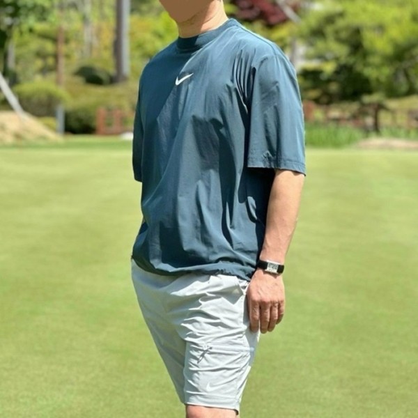 ❤[NIKE × NOCTA]  녹타×나이키 골프 숏슬리브 크루넥 & 쇼츠 팬츠 세트 - gol1649x